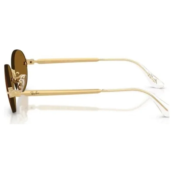 Ray-Ban Asap Rocky 3929 001/83 Arista Gold-Dark Brown Polarize Güneş Gözlüğü - Görsel 2