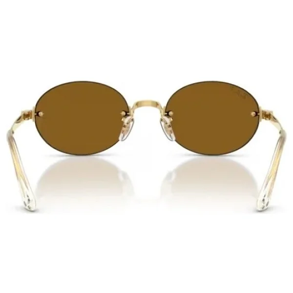 Ray-Ban Asap Rocky 3929 001/83 Arista Gold-Dark Brown Polarize Güneş Gözlüğü - Görsel 3