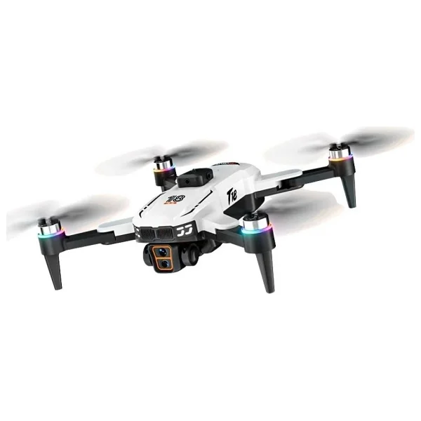T18p 3 Kameralı 4K Hd Drone, Engel Sensörlü Katlanabilir Akıllı Drone, Optical Flow - Görsel 3