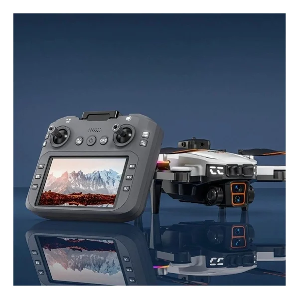 T18p 3 Kameralı 4K Hd Drone, Engel Sensörlü Katlanabilir Akıllı Drone, Optical Flow - Görsel 5