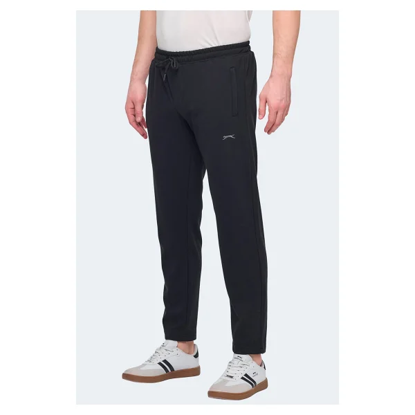 Slazenger KIRABO 2 Lİ SET Erkek Fermuar Cepli Siyah - Lacivert Eşofman Altı - Görsel 4