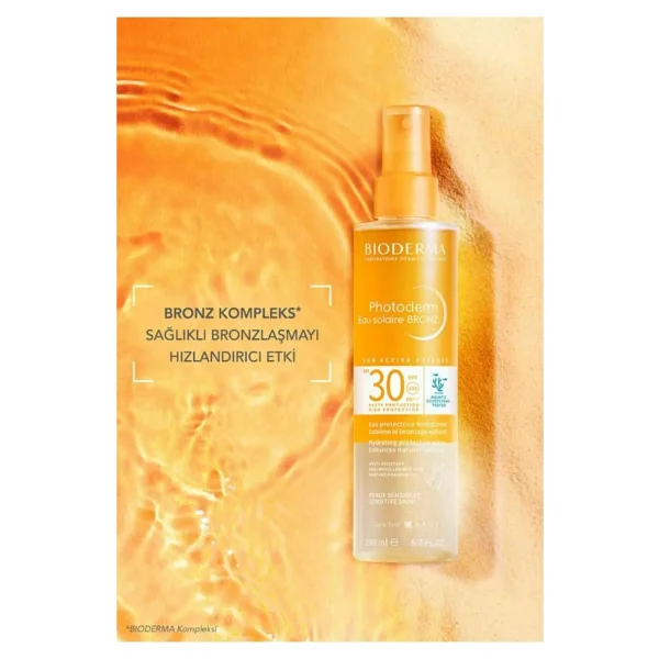 Bioderma Photoderm Huile Bronz 200 ml 30 Faktör Bronzlaştırıcı Yağ - Görsel 10
