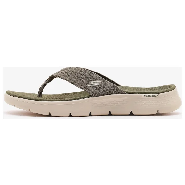 Skechers Go Walk Flex Splendor 141404-NAT Bej Kadın Parmak Arası Terlik - Görsel 8