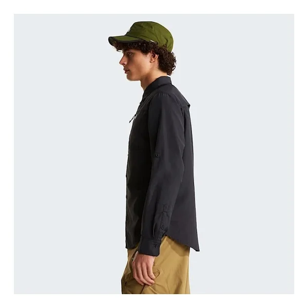 The North Face M Sequoıa Ls Shırt Erkek Gömlek NF0A8FU5JK31 - Siyah - Görsel 3