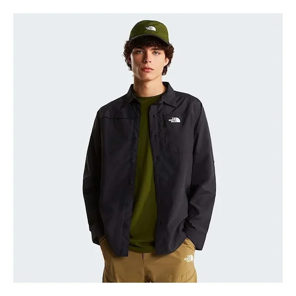 The North Face M Sequoıa Ls Shırt Erkek Gömlek NF0A8FU5JK31 - Siyah - Görsel 5