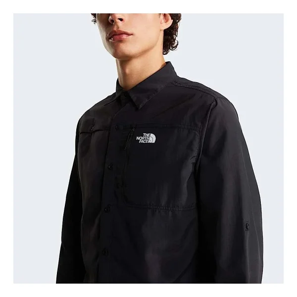 The North Face M Sequoıa Ls Shırt Erkek Gömlek NF0A8FU5JK31 - Siyah - Görsel 6