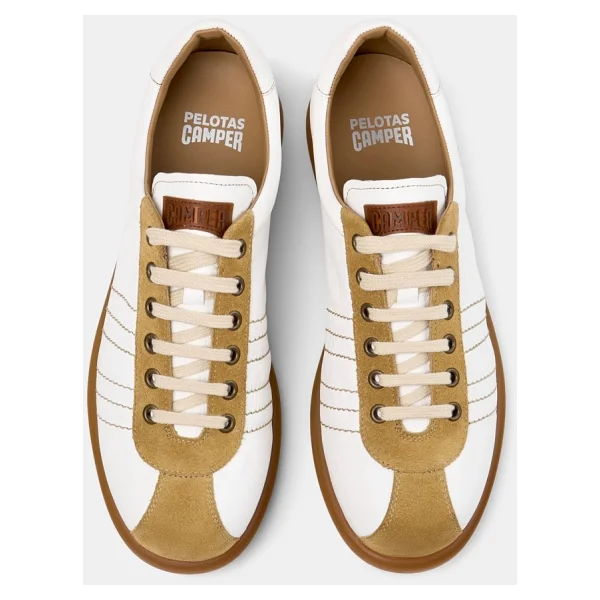 Camper Pelotas K101018-010 Beyaz-Sarı Erkek Sneaker - Görsel 4