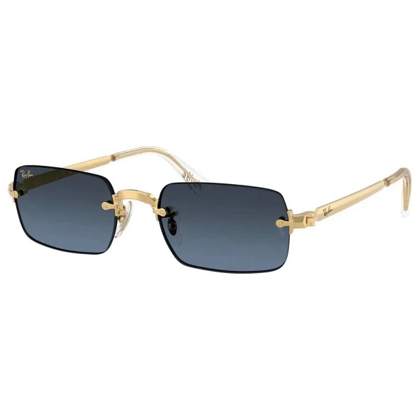 Ray-Ban By Asap Rocky 3928 001/S2 Gold-Blue Aynalı Güneş Gözlüğü - Görsel 6