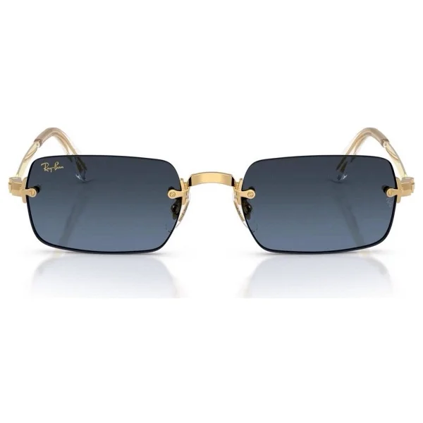 Ray-Ban By Asap Rocky 3928 001/S2 Gold-Blue Aynalı Güneş Gözlüğü - Görsel 2