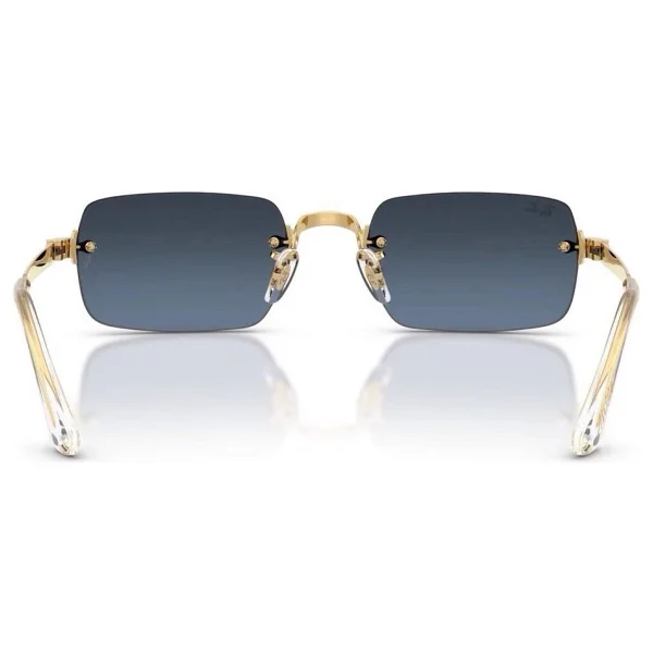 Ray-Ban By Asap Rocky 3928 001/S2 Gold-Blue Aynalı Güneş Gözlüğü - Görsel 4