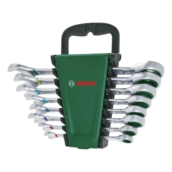 Bosch Cırcırlı Kombine Anahtar Seti 8 Parça - Yeşil - Görsel 8