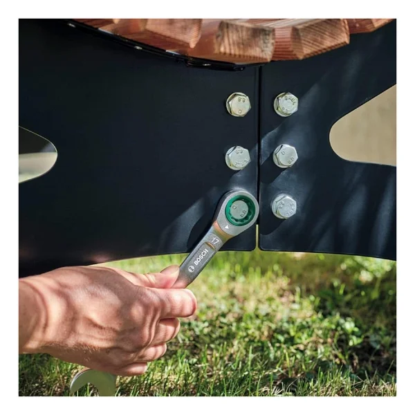 Bosch Cırcırlı Kombine Anahtar Seti 8 Parça - Yeşil - Görsel 10