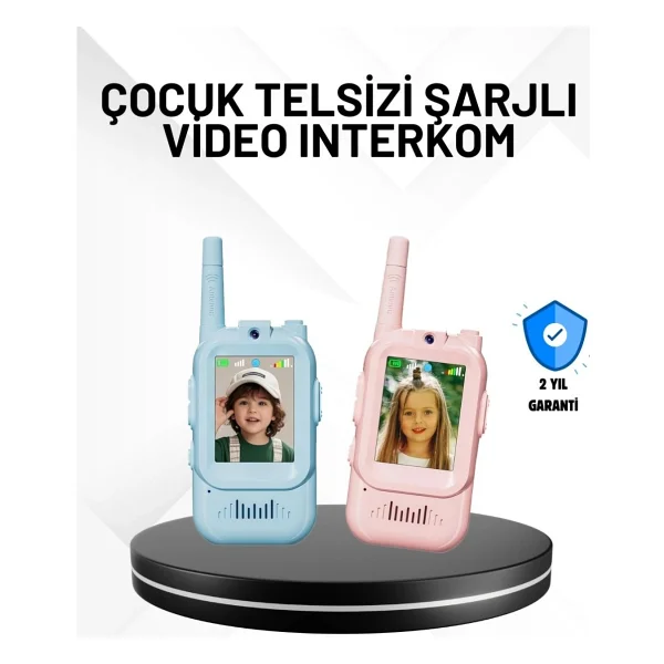 Epilons 3-12 Yaş Çocuklara Uygun Görüntülü Walkie Talkie Seti - Görsel 6