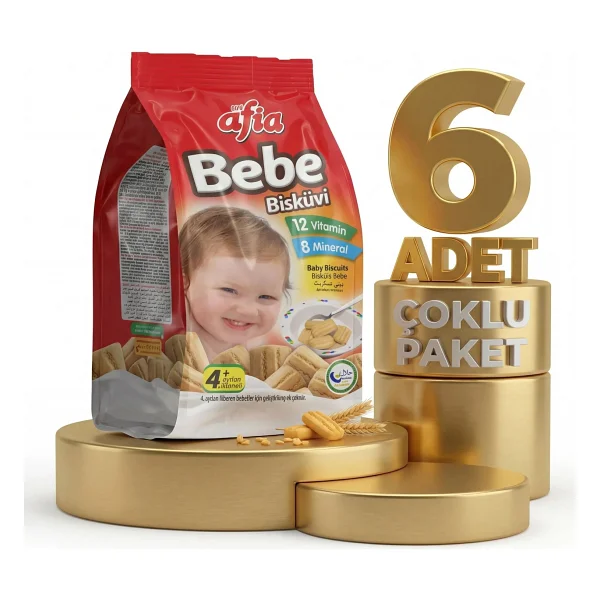 Afia Afia Bebe Bisküvisi 150 gr 6 Adet - Görsel 3