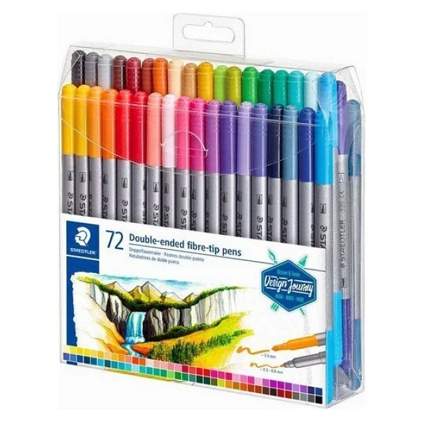 Staedtler 72'li Çift Taraflı Keçeli Kalem Seti - Görsel 9