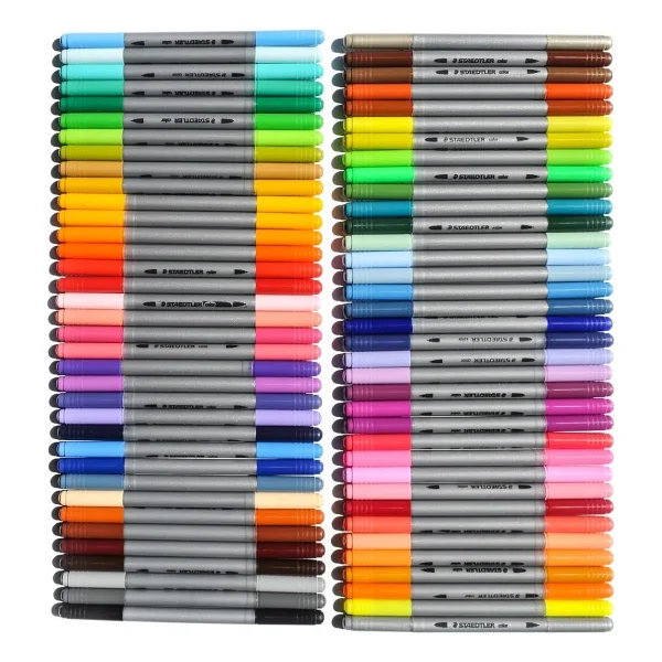 Staedtler 72'li Çift Taraflı Keçeli Kalem Seti - Görsel 2
