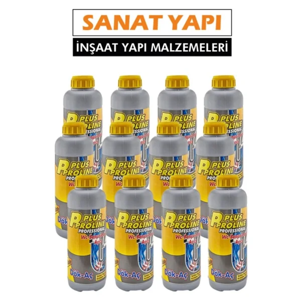 Plus Proline Dök Aç Lavabo Açıcı 2000 gr 12 Adet - 24 lt - Görsel 2