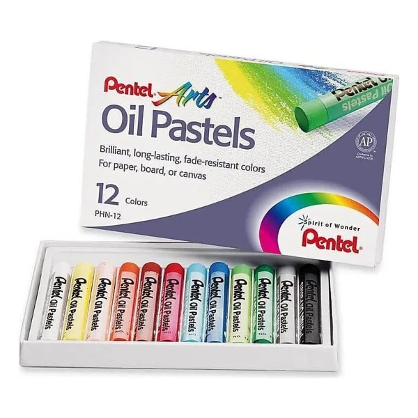 Pentel Arts 12'li Yağlı Pastel Boya - Görsel 3