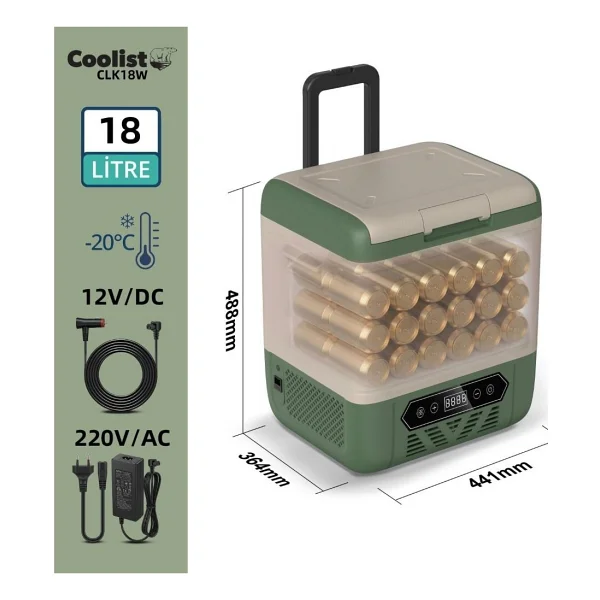 Coolist CLK18W 12/24 V 18 lt Araç Buzdolabı - Görsel 6