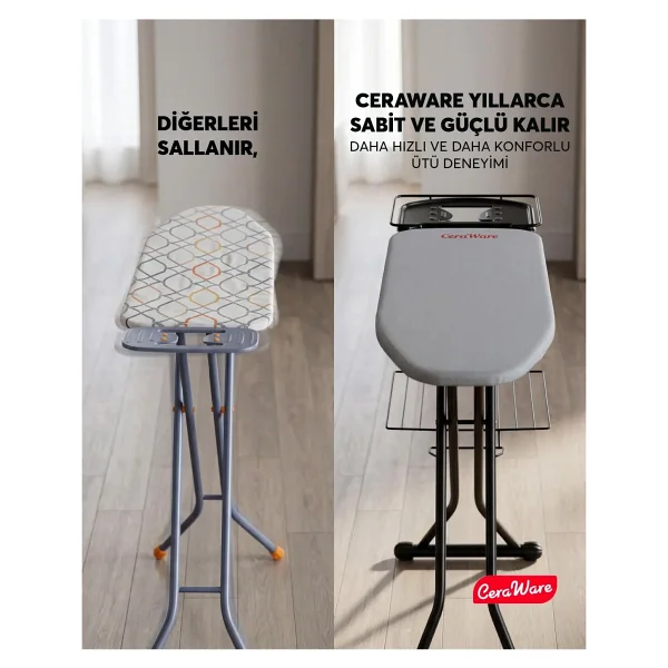 Ceraware Nero Premium Ütü Masası - Görsel 2