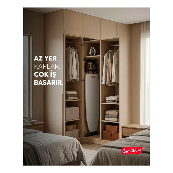 Ceraware Nero Premium Ütü Masası - Görsel 9