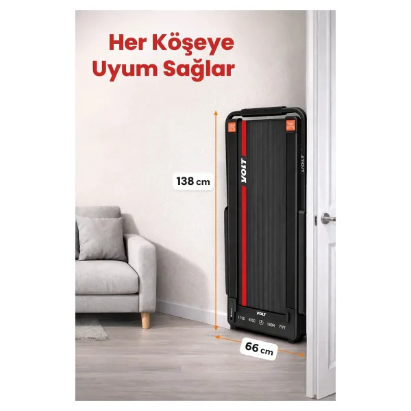 Voit Irun New Uzaktan Kumandalı Katlanabilir Koşu Bandı - Görsel 4