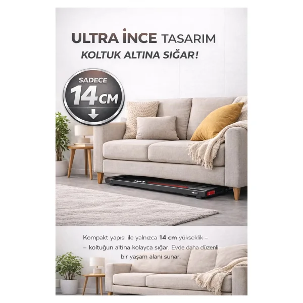 Voit Irun New Uzaktan Kumandalı Katlanabilir Koşu Bandı - Görsel 5