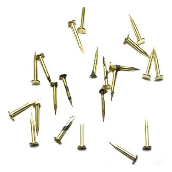 Klips, Menteşe, Ayağı Çivisi 9mm Çelik - Sarı 100gr - Görsel 2