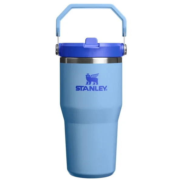 Stanley The Iceflow Flip Straw Krem 0.60 lt Pipetli Termos Bardak - Görsel 5