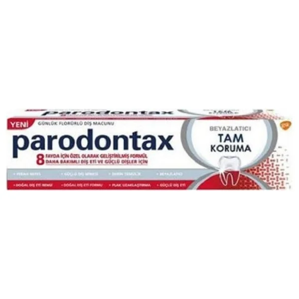 Parodontax Tam Koruma Beyazlatıcı 75 ml Florürlü Diş Macunu - Görsel 10