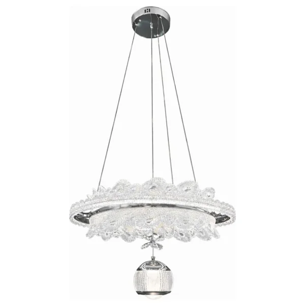 Eray Aydınlatma 10502-1 KR Krom 3 Renk LED Avize - Görsel 5