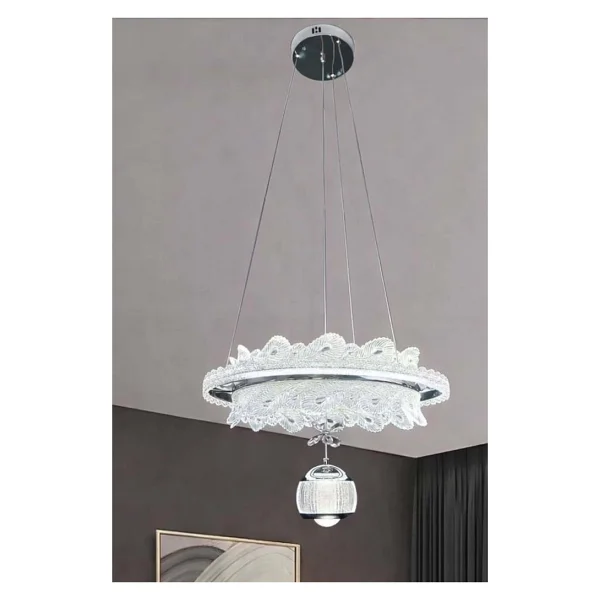 Eray Aydınlatma 10502-1 KR Krom 3 Renk LED Avize - Görsel 3