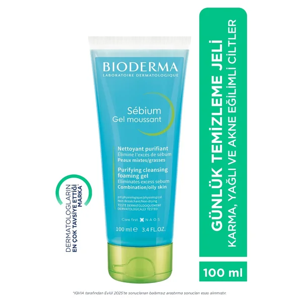 Bioderma Sebium Foaming Gel 100 ml Yüz Temizleme Jeli - Görsel 8