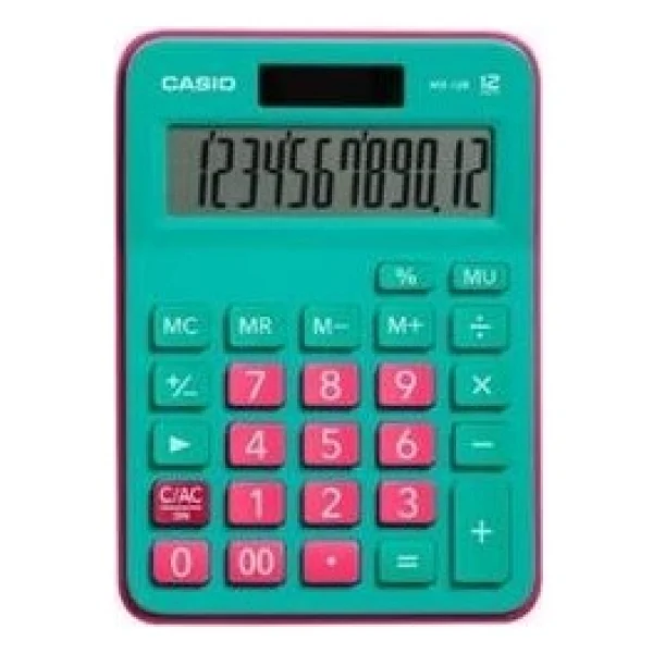 Casio MX-12B-GNRD Yeşil-Pembe 12 Haneli Masaüstü Hesap Makinesi - Görsel 10