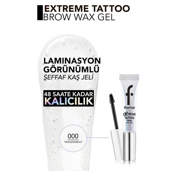 Flormar Extreme Tattoo Jel Kaş Sabitleyici - Görsel 8