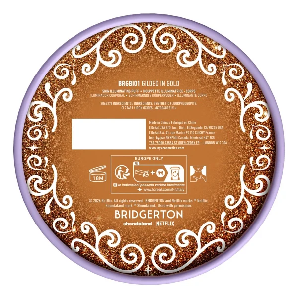NYX Professional Makeup Bridgerton Koleksiyonu Royal Yüz ve Vücut Simi - Gilded In Gold - Görsel 8