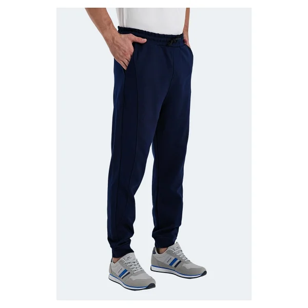 Slazenger NACIO 2 Lİ SET Erkek Cepli Lacivert - Gri Eşofman Altı - Görsel 7