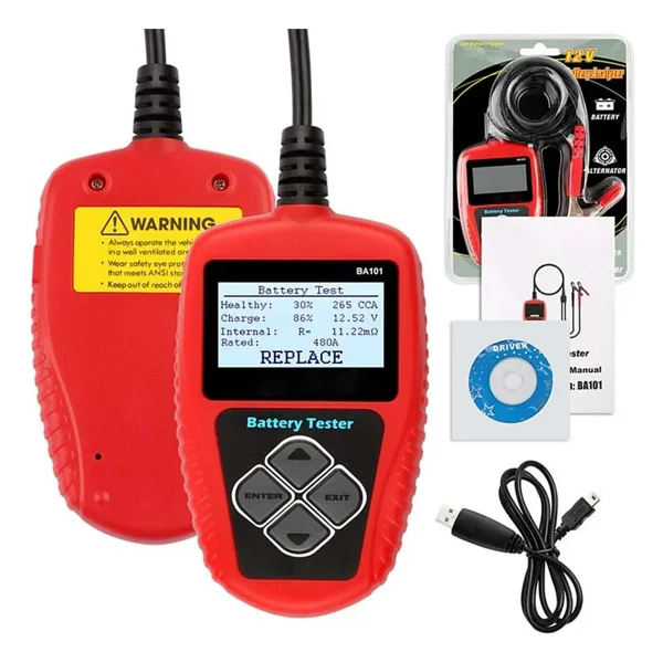 Powermaster Ba101 12V 30-220Ah Aku Test Cıhazı - Görsel 3