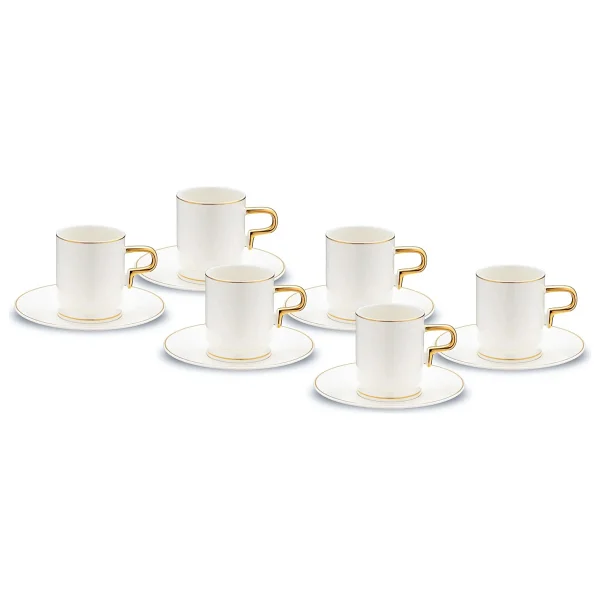 Jumbo Merse Gold 6 Kişilik Kahve Fincan Takımı - Görsel 2