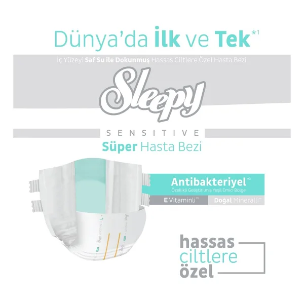 Sleepy Belbantlı Büyük Boy L 30'lu 2 Adet Hasta Bezi - Görsel 3