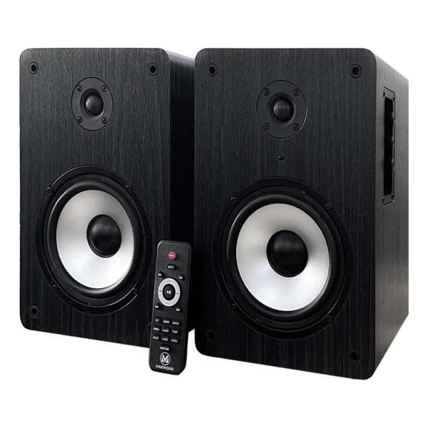 Maxword RM-500 Aktif Stüdyo Referans Monitörü 5 Inç Çift Bluetooth USB 180 Watt - Çok Renkli - Görsel 4
