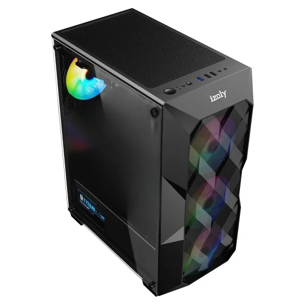 Izoly Midgard RGB 3 Fanlı 500 W ATX Oyuncu Kasası - Görsel 2