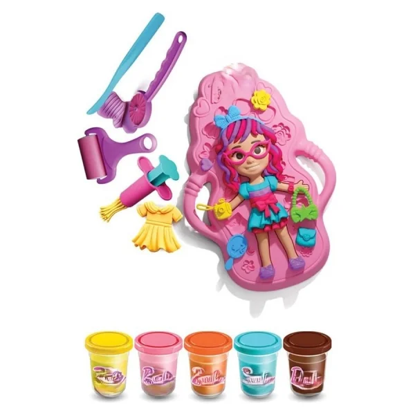 Art Craft Barbie Bebek Giydirme Oyun Hamur Seti 280 gr 03927 - Görsel 9