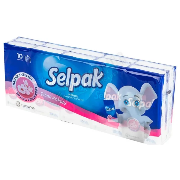 5 Adet Selpak Mendil Bahar 10 Lu - Görsel 2