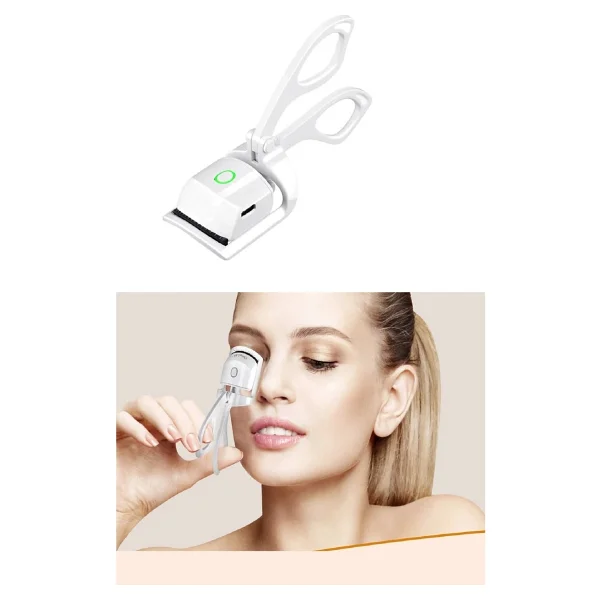 Colezium Uçlu Elektrikli Kirpik Kıvırıcı 2 Sıcaklık Modlu USB Şarjlı Kolay Rimel Kirpik Bigudisi - Görsel 5