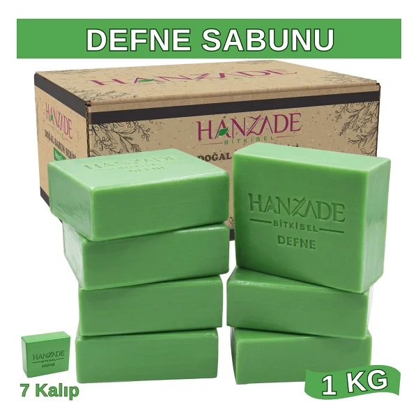 Hanzade Bitkisel Doğal El Yapımı Hatay Defne Sabunu 1 KG - Görsel 7
