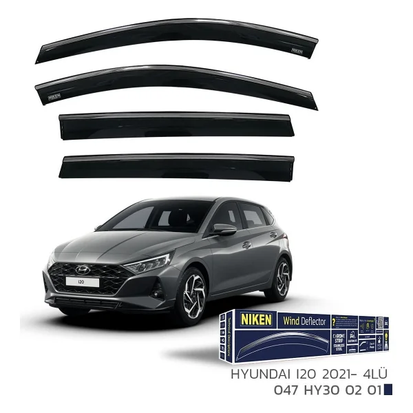 Niken Hyundai İ20 Cam Rüzgarlığı Kromlu 2021+ Niken - Görsel 4