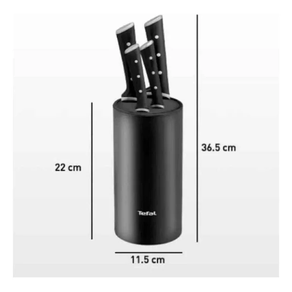 Tefal Ice Force 5 parça Bloklu Bıçak Seti - Görsel 3