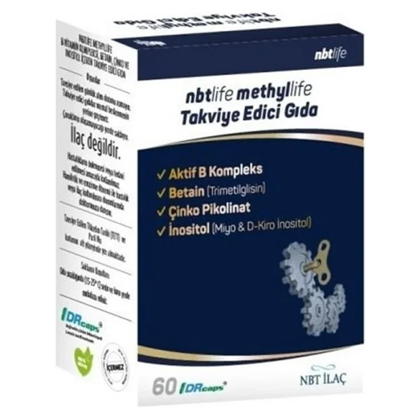 Nbt Life Methyllife 60 Kapsül - Görsel 2
