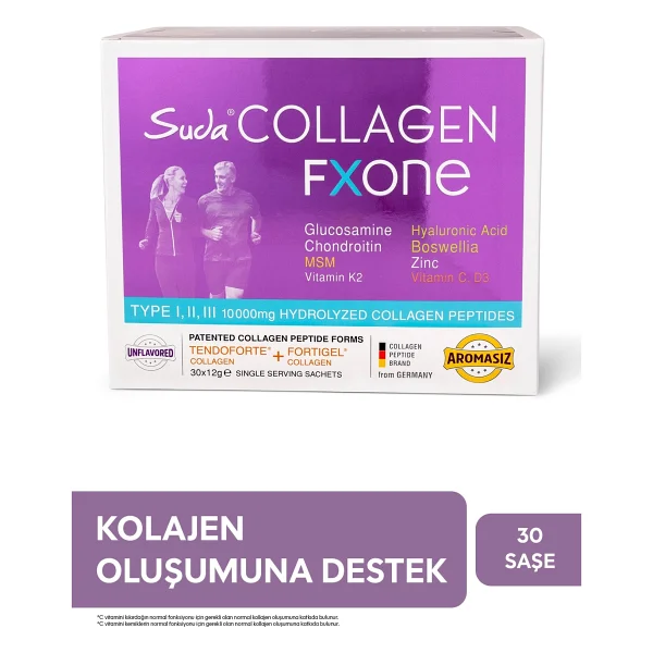 Suda Collagen Fxone Aromasız 12 gr 30 Saşe - Görsel 2